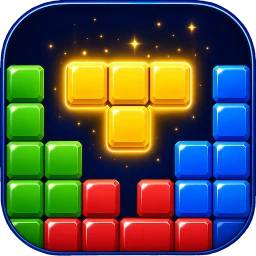 Ícone de Jogo de Quebra-Cabeça de Bloco